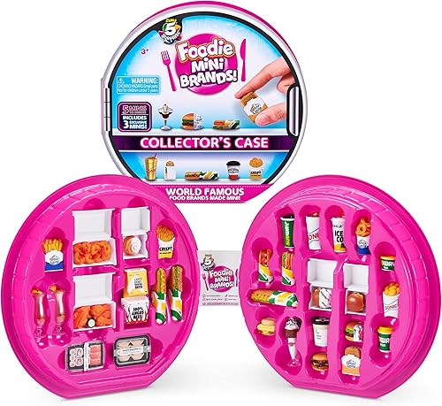 Miniatura 1 de 5 Surprise 77288 Brands incluye 5 fundas de coleccionista Mystery Foodie tienda y exhibición 30 mini coleccionables juguetes de comida rápida y