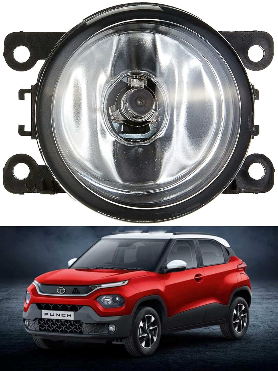 ACEOTO TATA PUNCH Fog Lamp Light(H8)(YELLOW) for PUNCH TATA(12v,Halogen