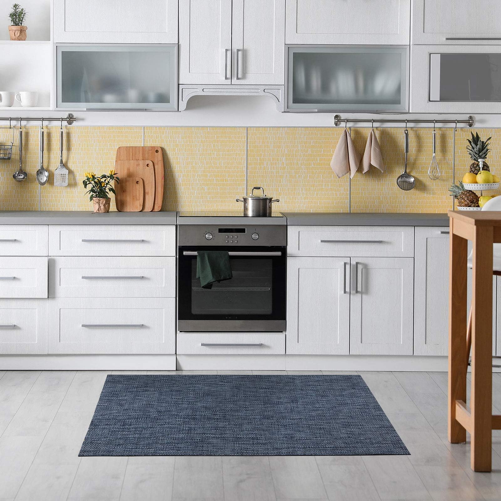 Vinyl Kitchen Runner | Kitchen Rug | Non-Slip & Waterproof | Easy Care & Quick to Clean | 3 Widths | Many Sizes & Designs (60 x 350 cm, Arezzo)
