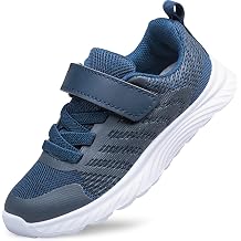 Boys Girls Shoes Kids Sneakers Unisex Non-Slip Lightweight Breathable Running Tennis Athletic Shoes for Toddler/Little Kid/Big Kid