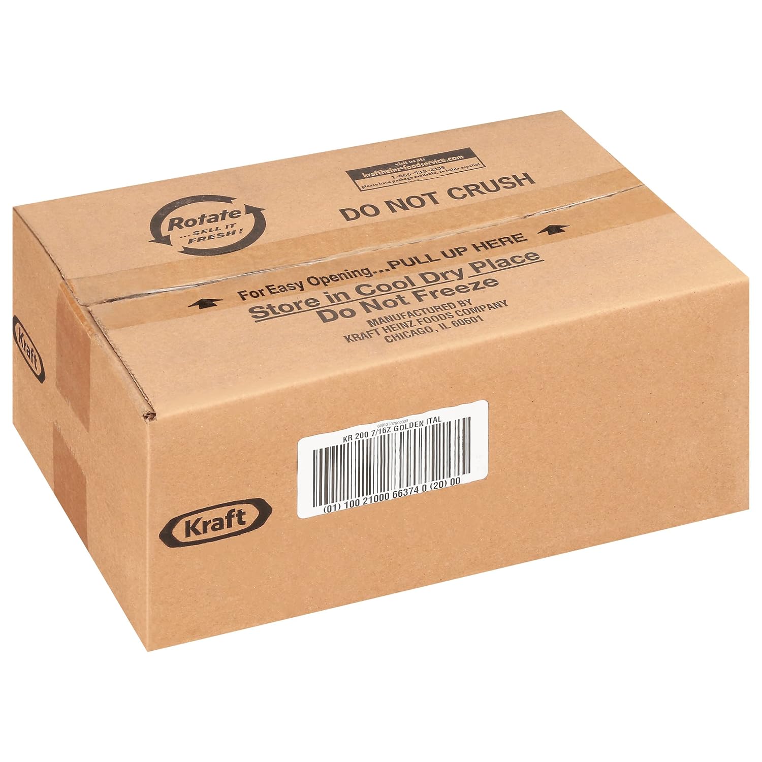 Kraft Golden Italian Salad Dressing Single Serve Packet (0.44 oz Packets, Pack of 200) : Grocery & Gourmet Food