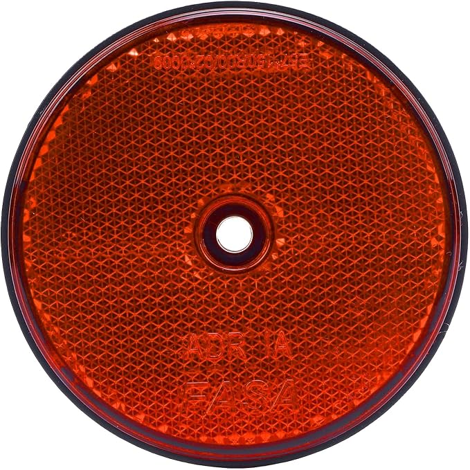 Reflectores de seguridad redondos 72mm 4 piezas miniatura 8