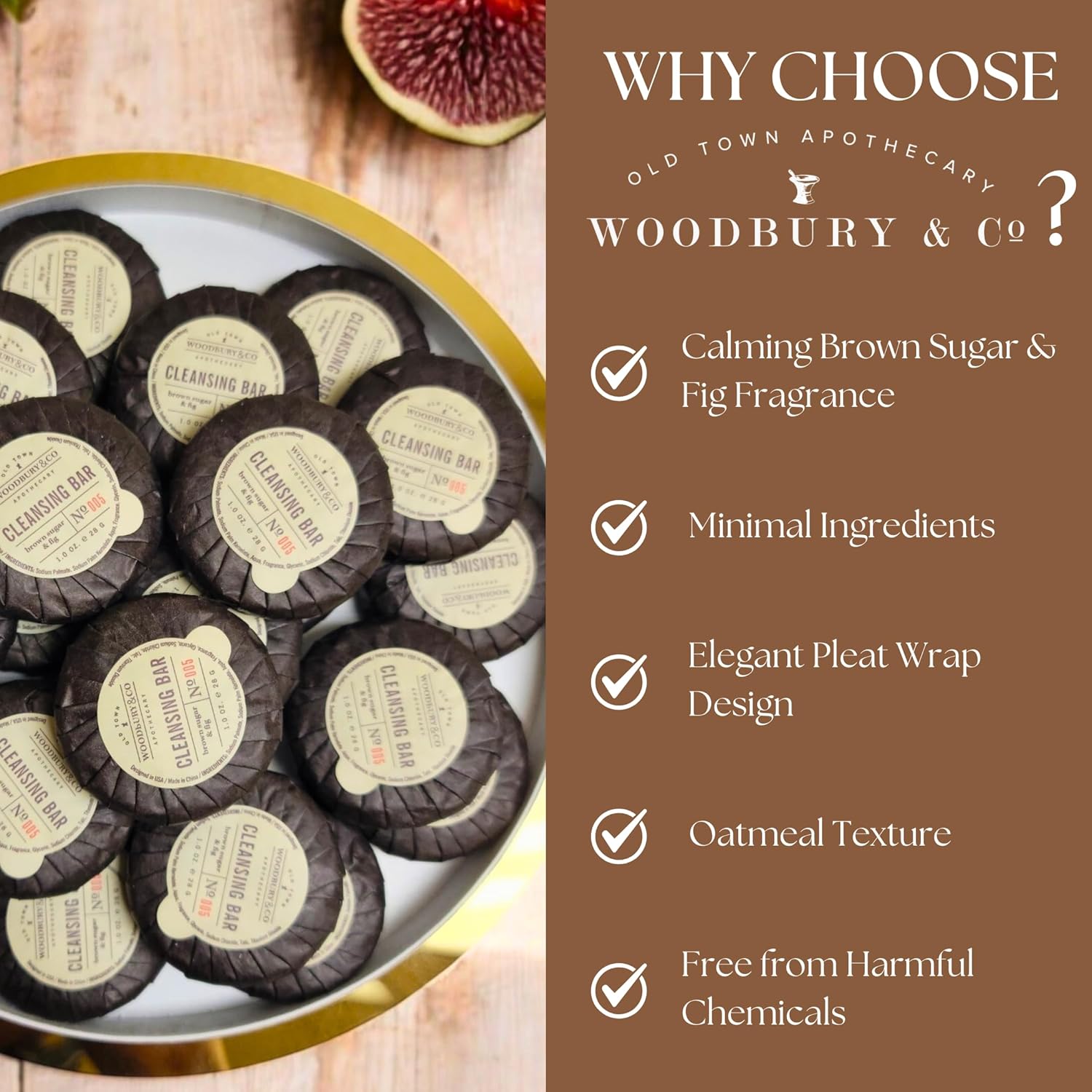 WOODBURY & CO 120 Pieces Airbnb Essentials for Hosts,Hotel Soap Bars in Bulk,Bath,Facial,Travel Size,Pack,Mini Hygiene Toiletries For Homeless Care Package,Air BnB Supplies,Guests Bathroom