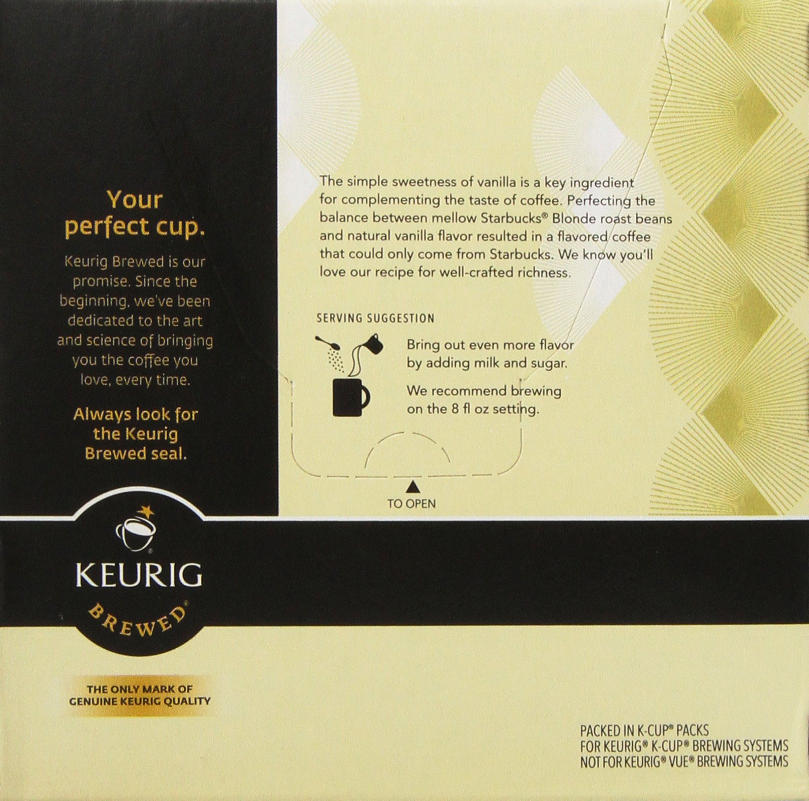 Amazon.com: Starbucks Vanilla - 16 ct : Grocery & Gourmet Food