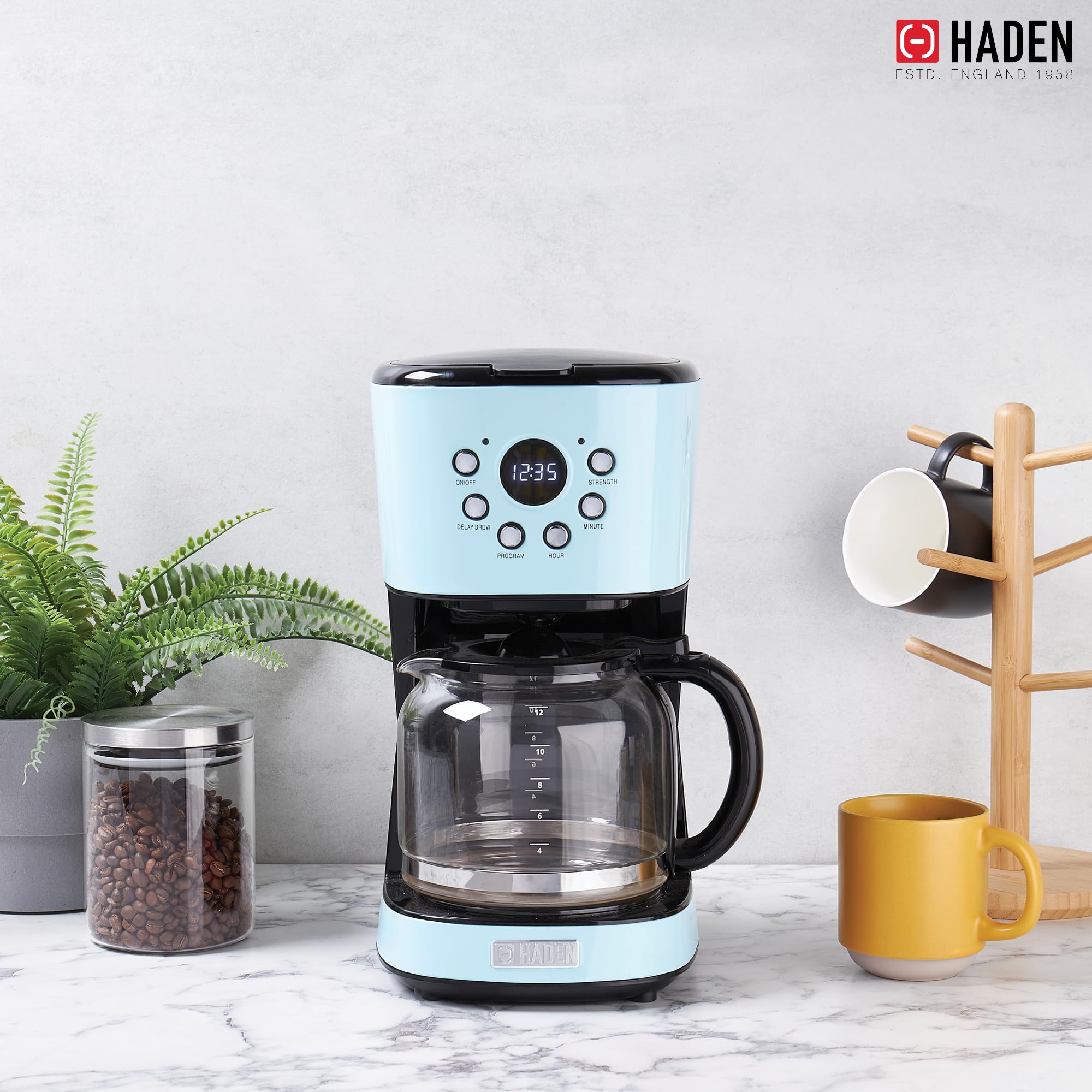 HADEN Heritage Kaffemaschine 1.8 L (Turquoise)