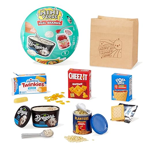 MGA's Miniverse Real Brands, 2-Pack, Mini Collectibles - Mystery Blind Packaging, Food Brands, Replica Food, NOT Edible, Collectors, Gift, 8+