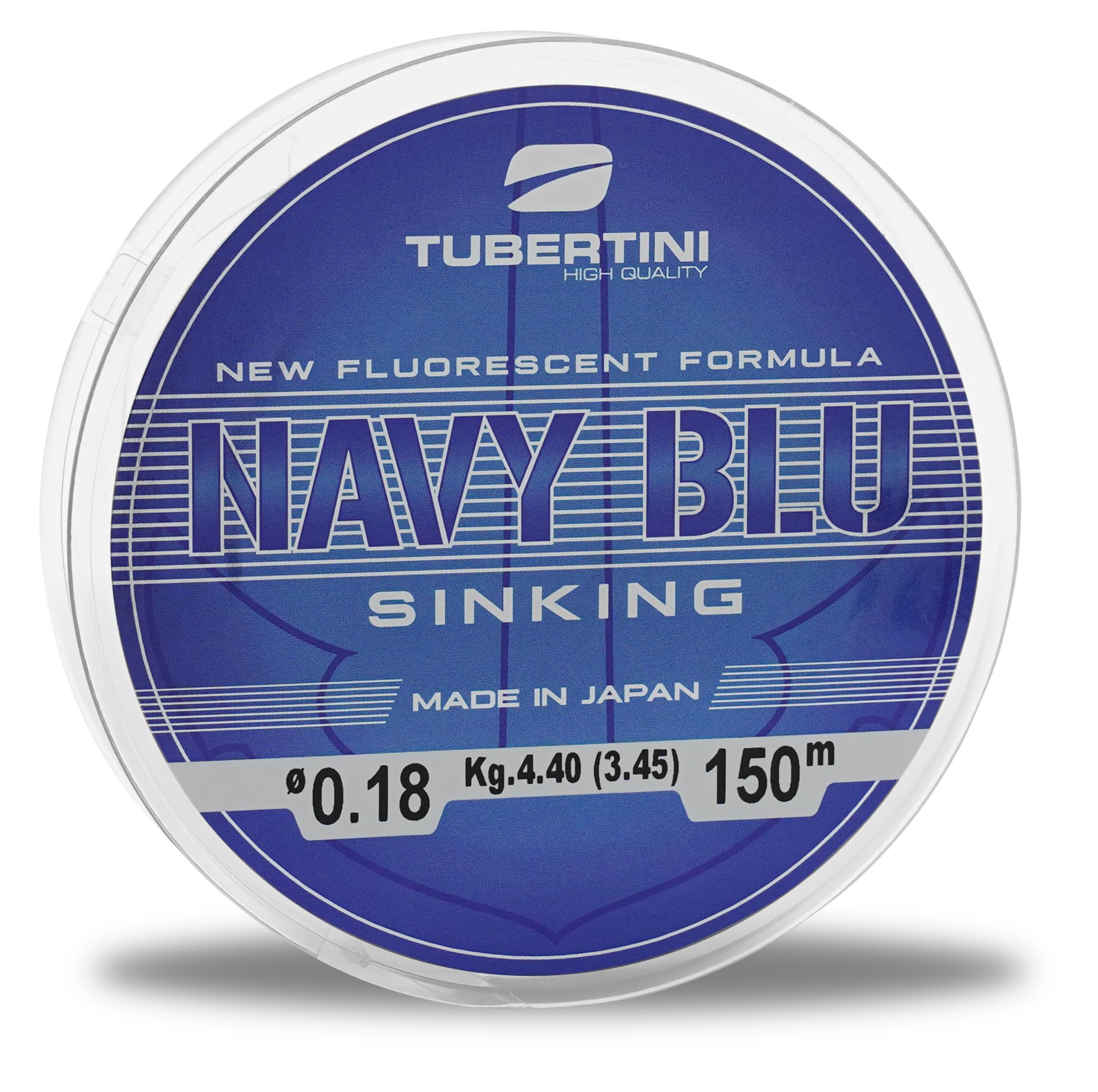 TUBERTINI - Monofilamento Navy azul Sinking de 150 metros Ø diámetros de 0,14 mm a 0,25 mm
