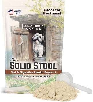 All American Canine Dog Stool Hardener, Pumpkin & Fiber Powder, 8 oz