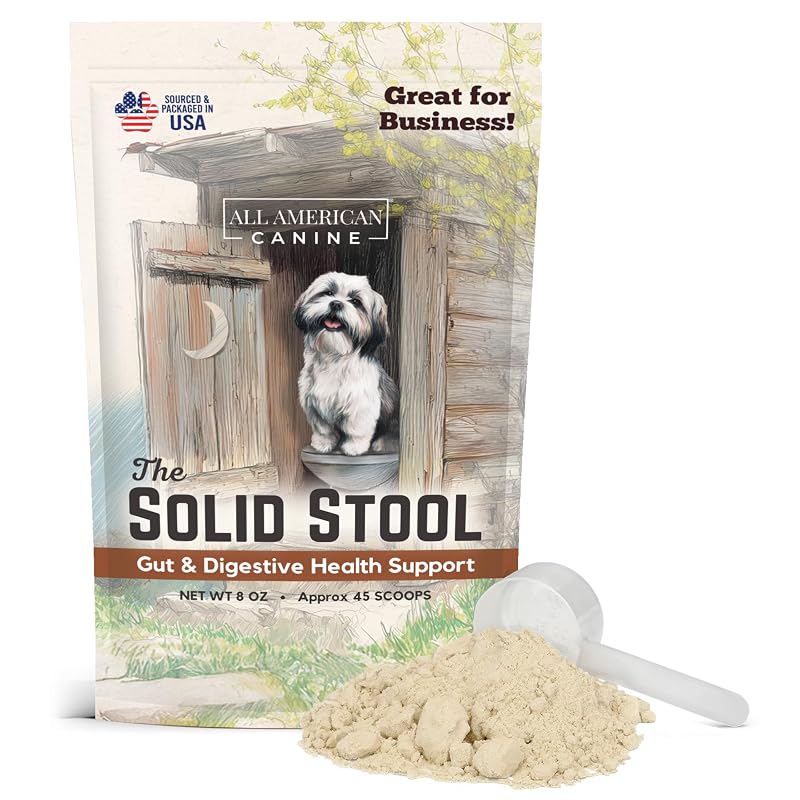 Pó de abóbora e psyllium para cães All American Canine, 224 g