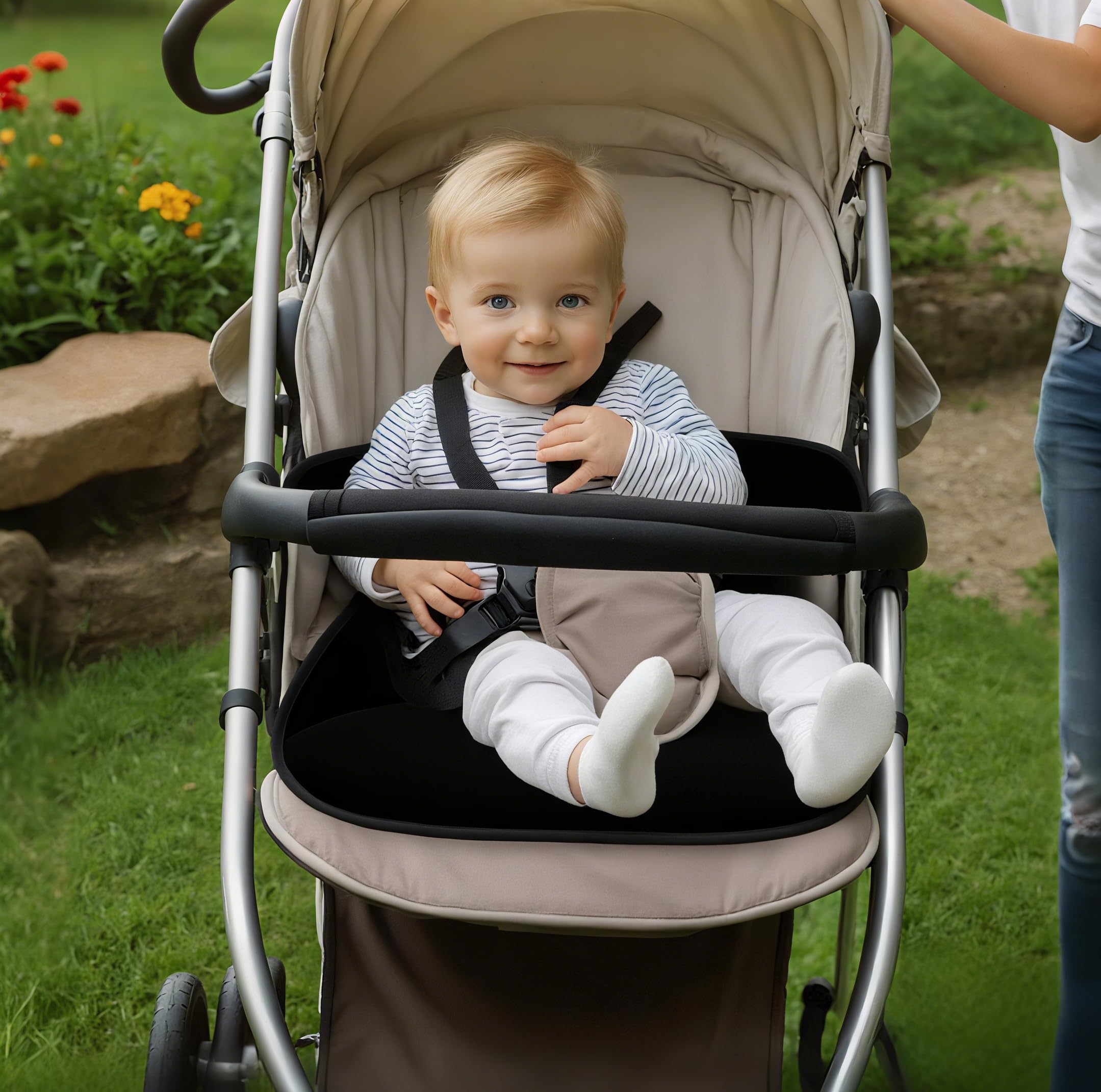 INFANZIA Dry Seat,Paquete de 2 Protectores de Asiento de Coche Impermeables para Entrenamiento de Orinal para niños pequeños, bebés y bebés, Almohadilla para Asientos de Coche, cochecitos