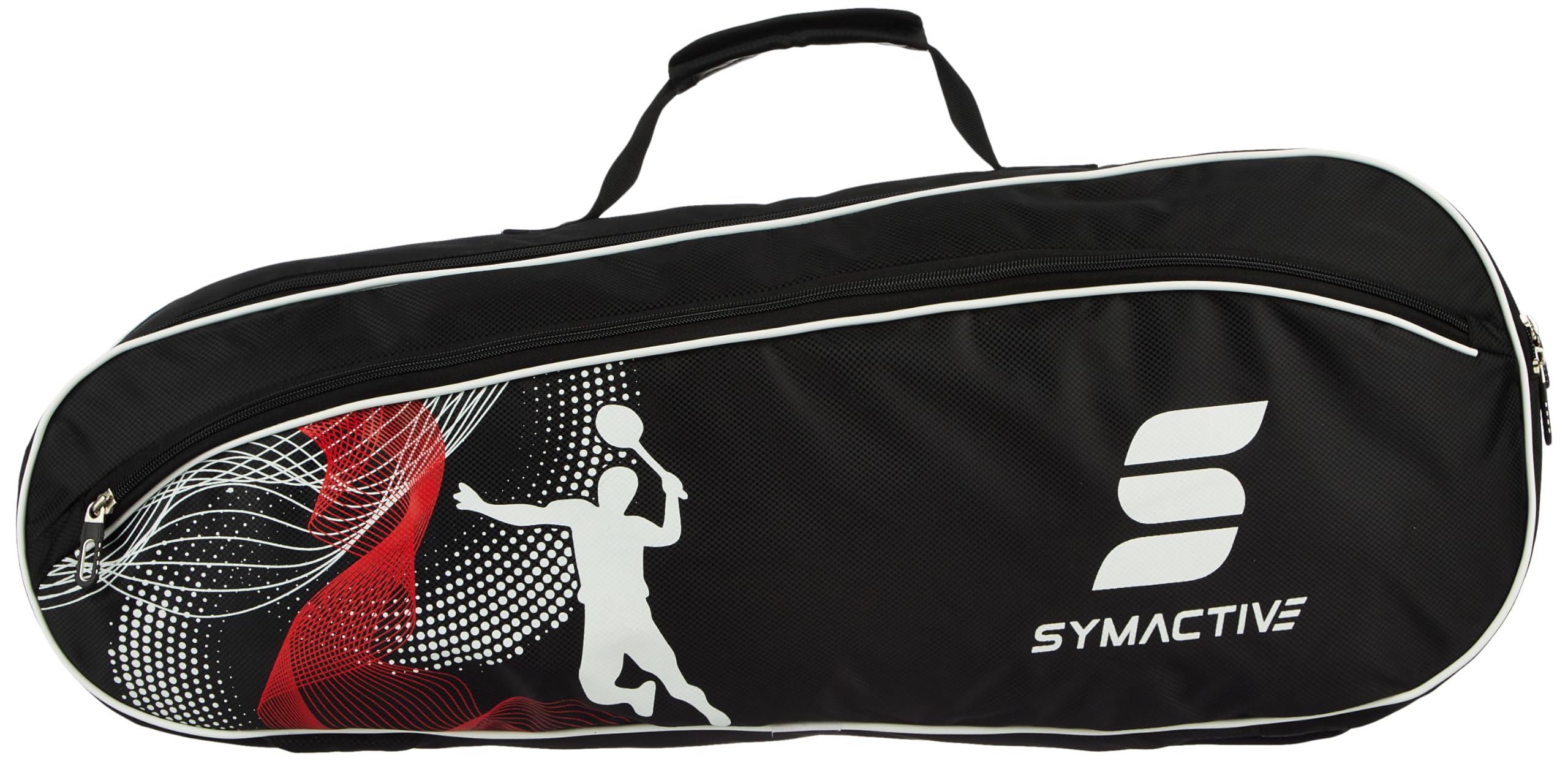 See full amazon price history chart for Amazon Brand - Symactive Triple Zipper Badminton Kit Bag | Water-Repellent Outer Fabric | Triple Compartments (Black) Amazon Brand - Symactive Triple Zipper Badminton Kit Bag | Water-Repellent Outer Fabric | Triple Compartments (Black) (B0D1QLYD69) Amazon Price History, Amazon Price Tracker