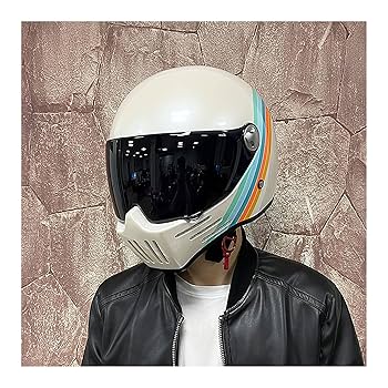 Amazon.co.jp: XLAOHUY ZB-A8 レトロヘルメット アメリカン