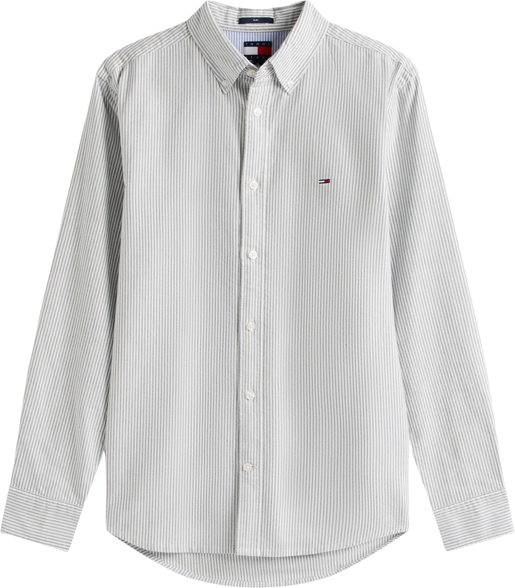 Tommy Jeans Men’s Slim Fit Stripe Oxford Shirt