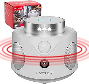 PATTLER Ultrasonic Mouse Repeller, Ultrasonic Mice Repeller, 360° Ultrasonic Mouse Repeller, Ultrasonic Mouse Repellent fo…