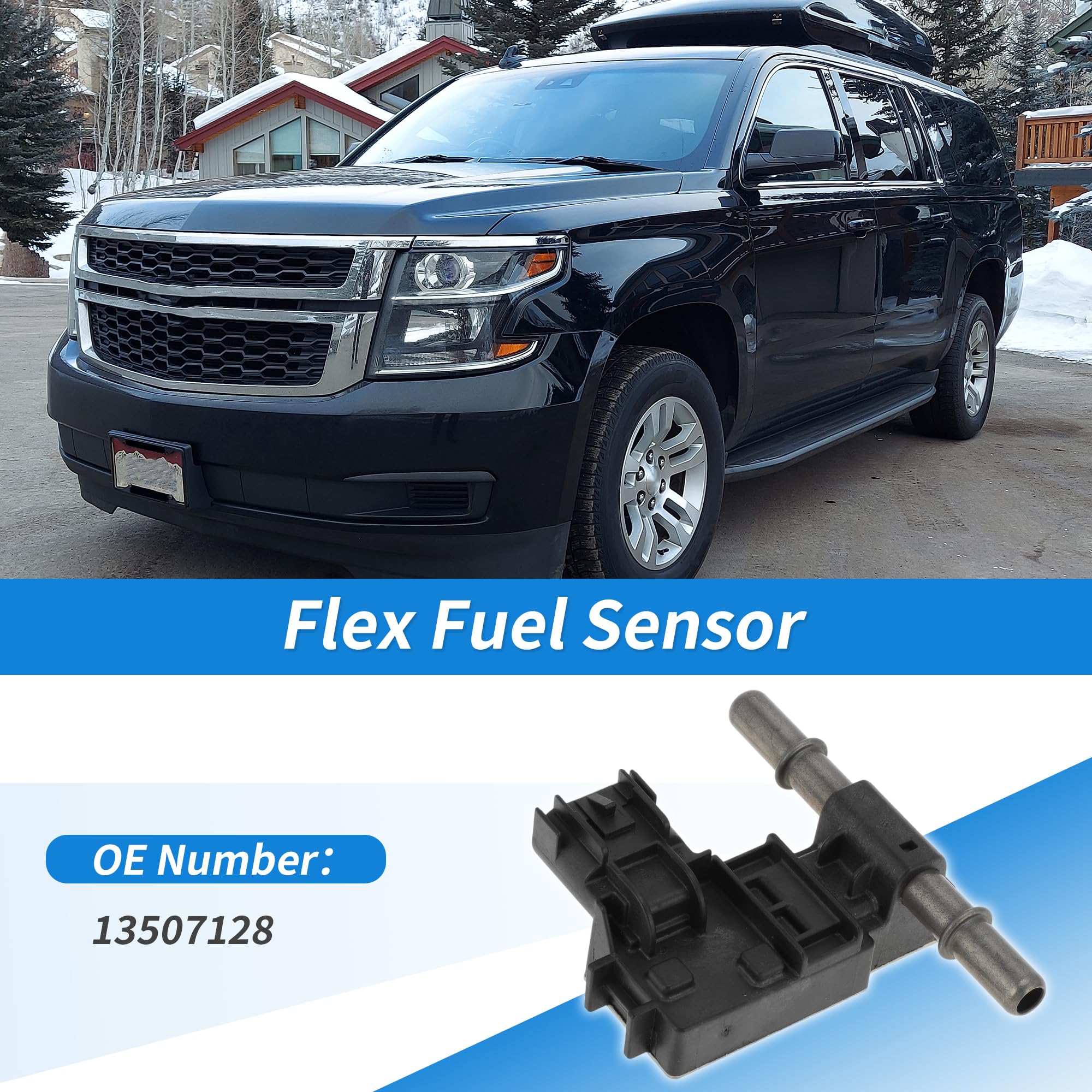 No.13507128 Sensore E85 Flex Fuel per Chevrolet Silverado 1500 2014-2018 per Chevrolet Suburban 2015-2020 per GMC Sierra 1500 2014-2018 per GMC Yukon 2015-2020