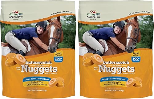 Vista 16 de Manna Pro Nuggets de tamaño de mordida para caballos, golosinas de entrenamiento de tamaño de bolsillo, golosinas con sabor a manzana, paquetes