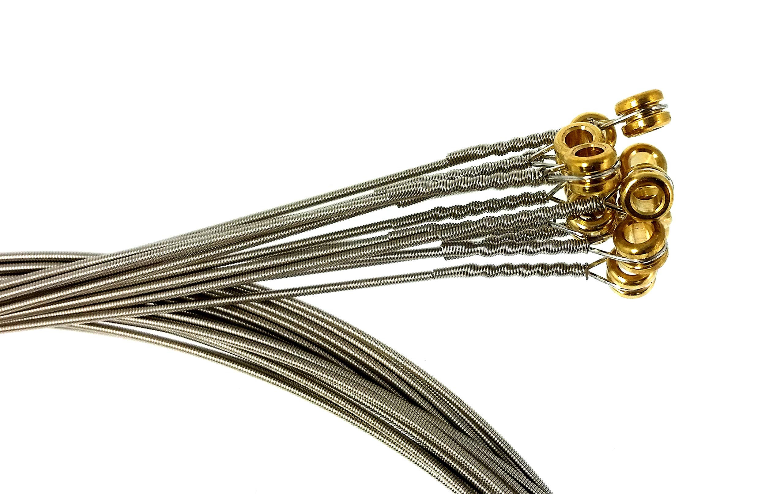 Confezione da 12, 28 ga. Corde per chitarra elettrica rivestite in nichel, prodotte negli Stati Uniti.