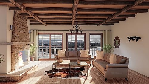 Miniatura 7 de Grassracks Soporte de pared para snowboard y monopatín de bambú y abedul, serie Molokai