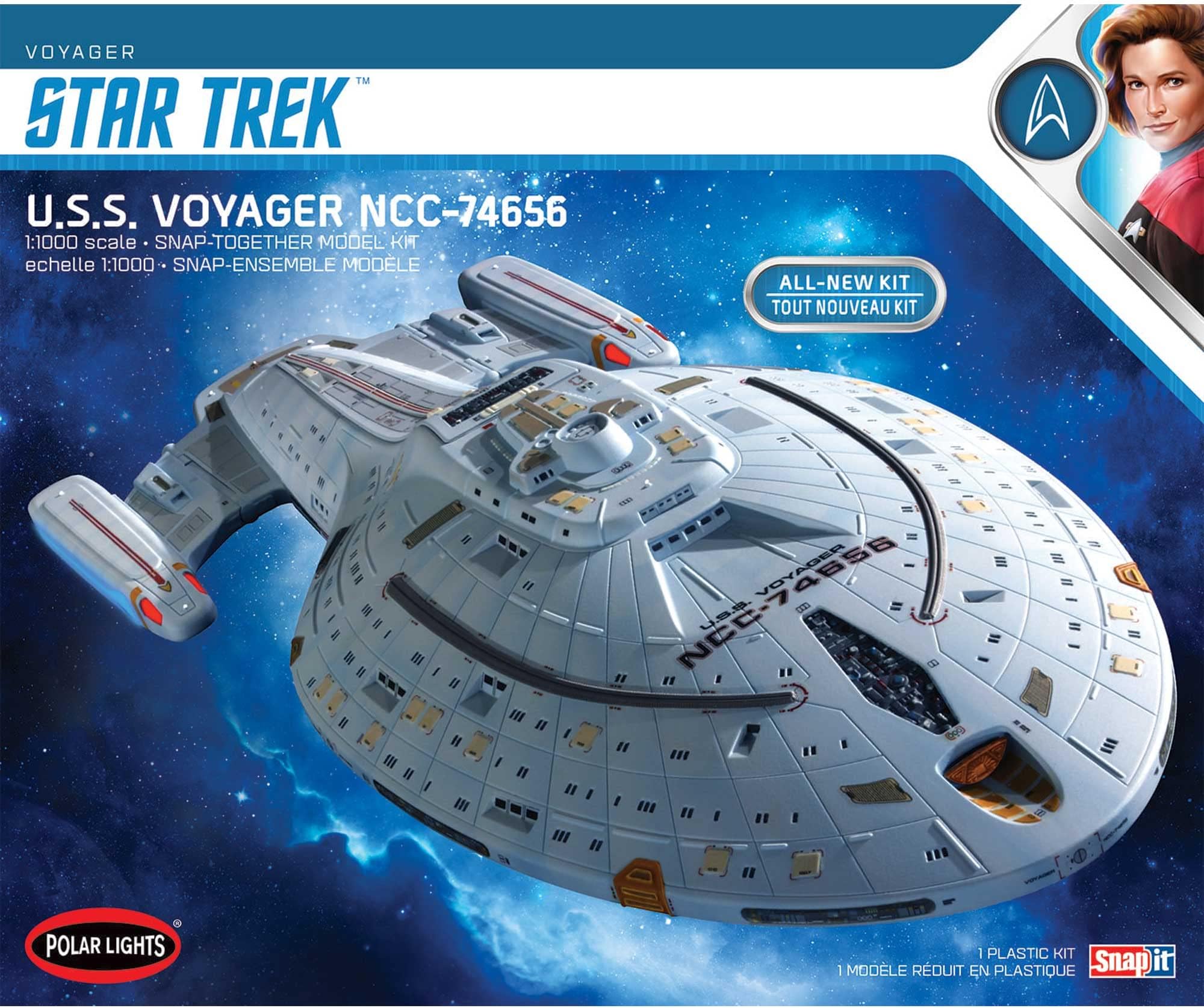 Star Trek U.S.S. Voyager (Snap) 2T 1:1000 Scale Model Kit