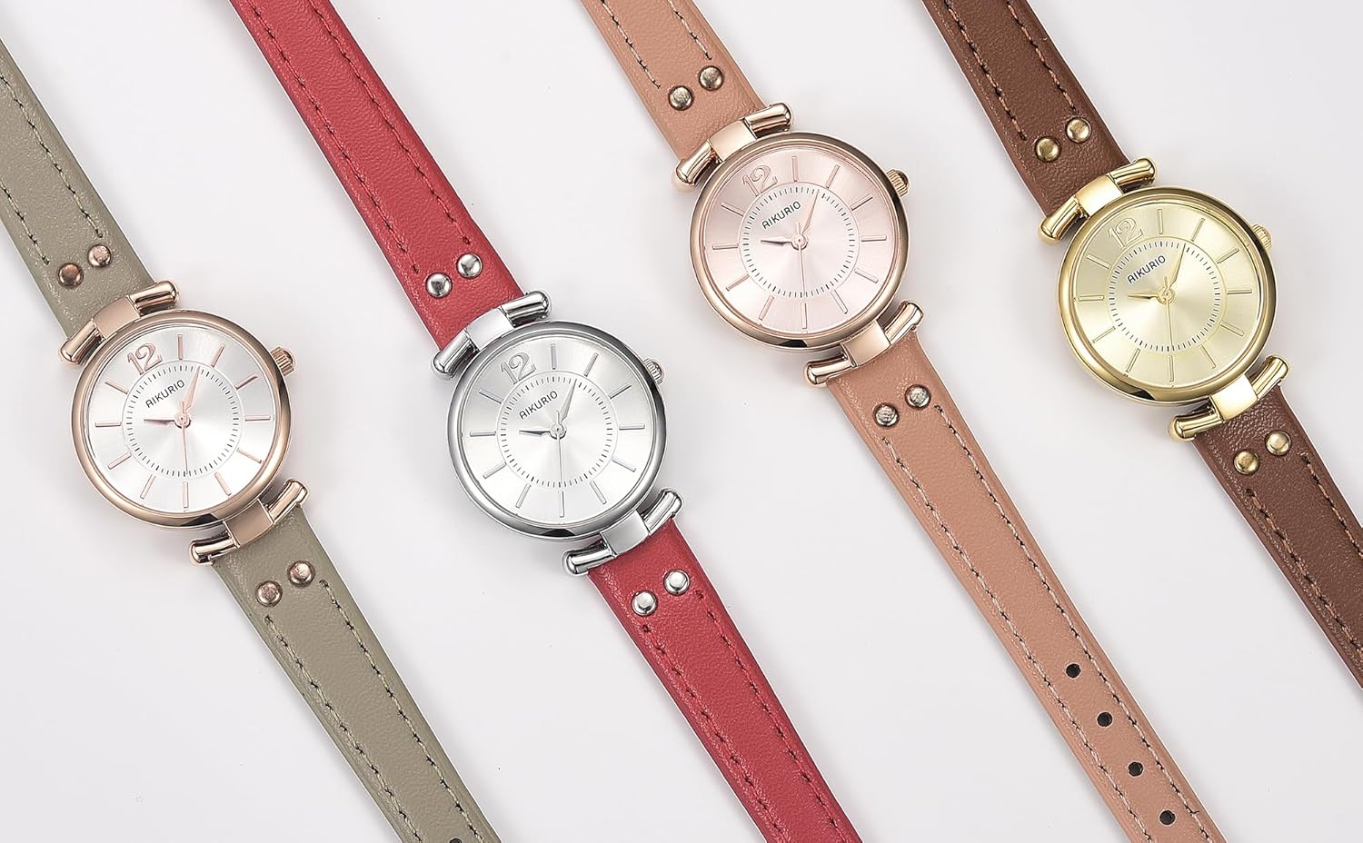 Women's Leather Strap Watch, Womens Watch Wristwatch for Women - Image 8