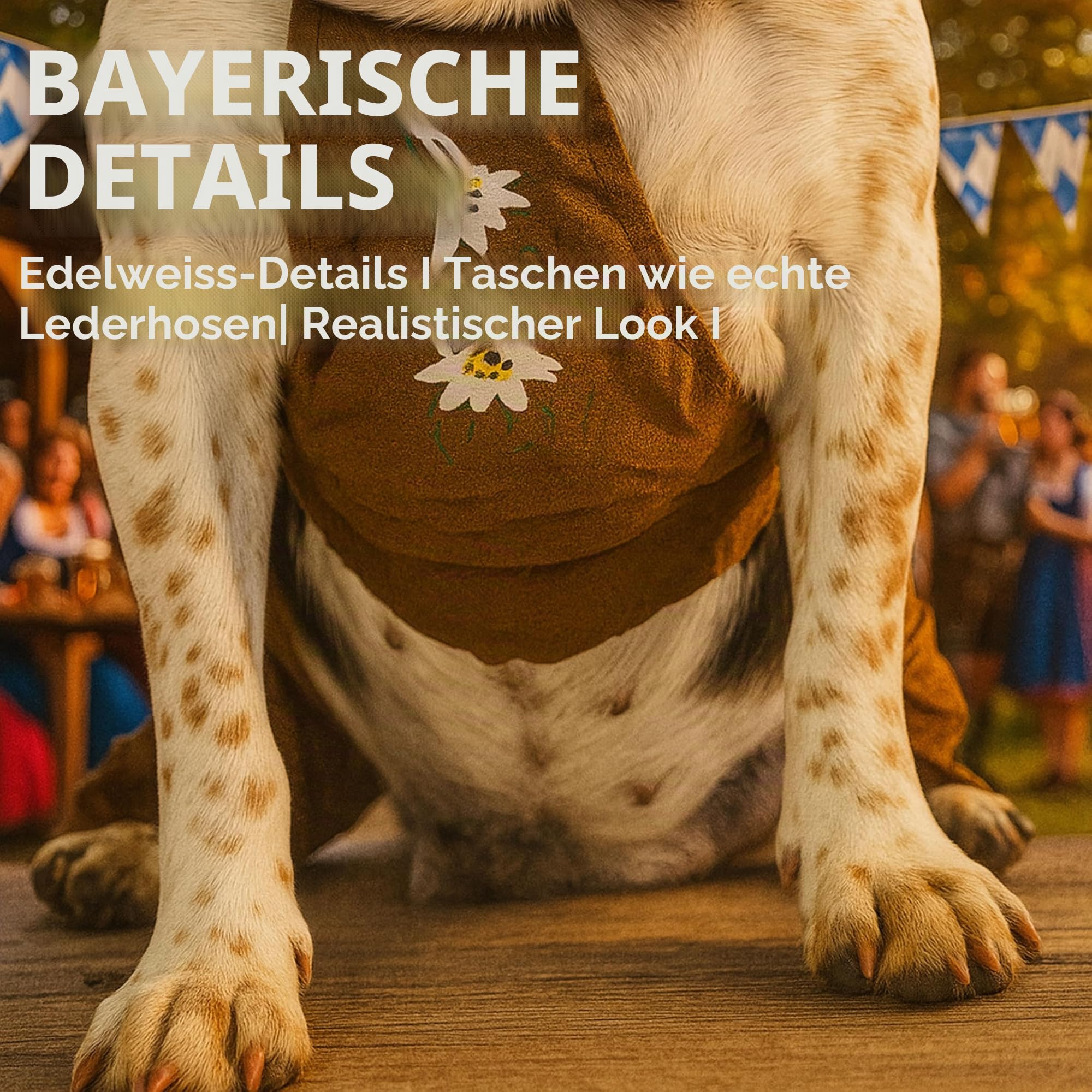 Oktoberfest Deutsche Hunde Lederhose, mehrere Größen (5XL)