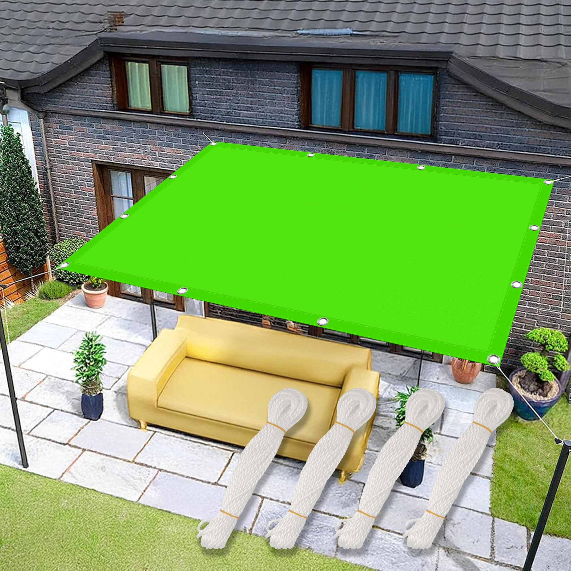 Filet d'ombrage extérieur 80x550 protection UV pour abri jardin, terrasse