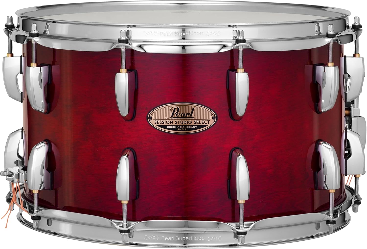 Pearl Session Studio Select 14″x8″ Snare Drum – Antique Crimson Burst (STS1480S/C315)