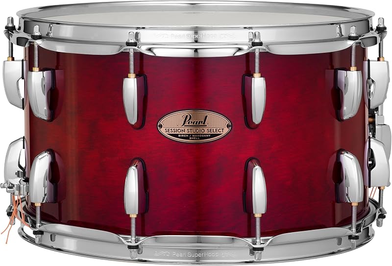 Pearl Session Studio Select 14"x8" Snare Drum - Antique Crimson Burst (STS1480S/C315)
