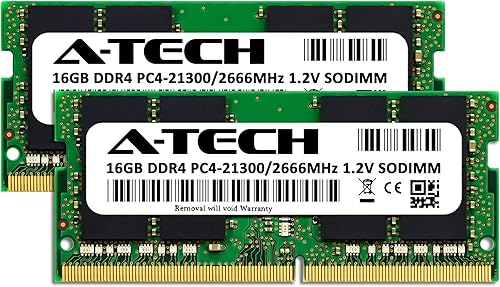Miniatura 2 de A-Tech 32 GB (2 x 16 GB) RAM para HP EliteDesk 800 G4 Desktop Mini DDR4 2666MHz PC4-21300 Non ECC SO-DIMM 1.2V - Kit de actualización de memoria