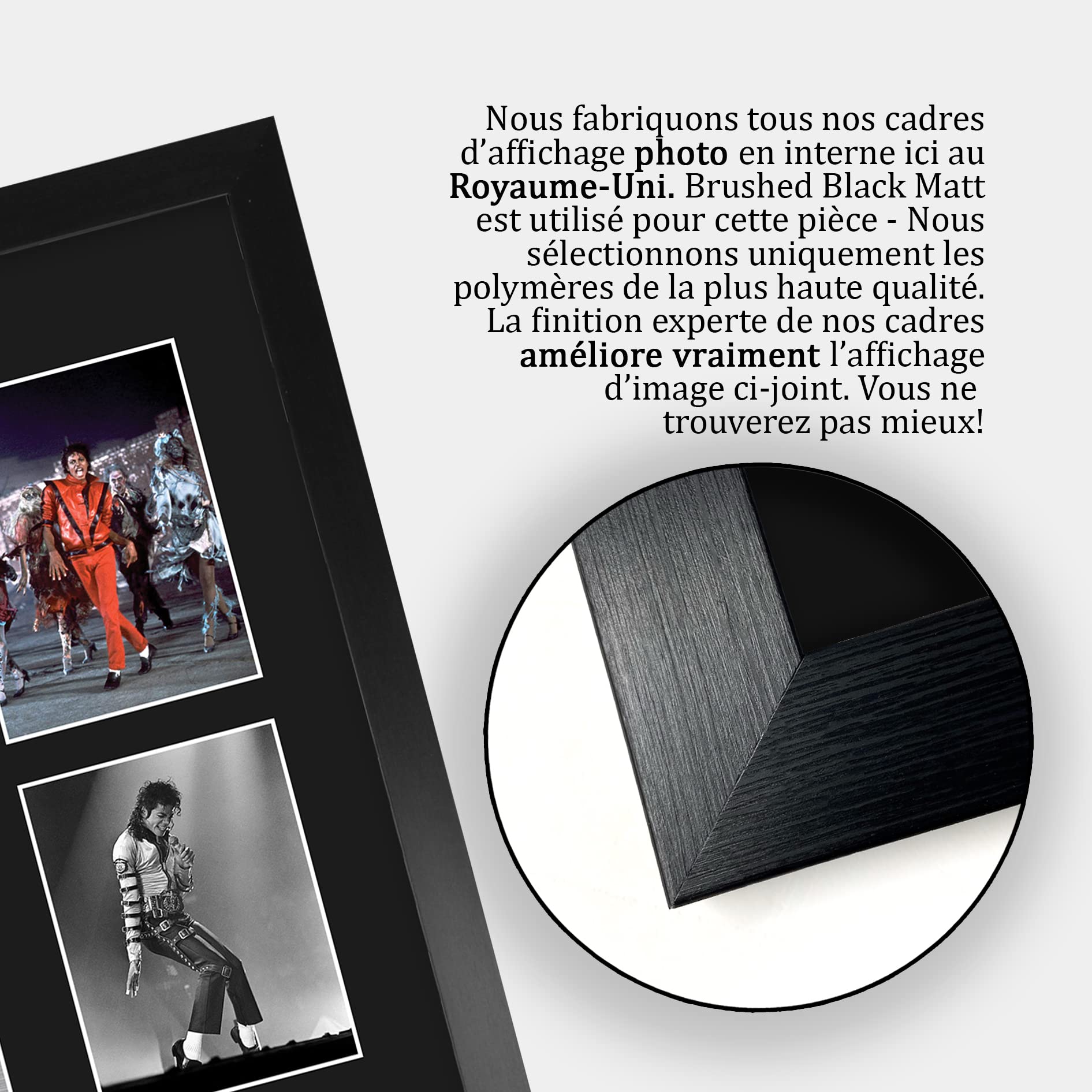 Michael Jackson Cadeaux Imprimé Signé Autographe Photo A3 Encadré