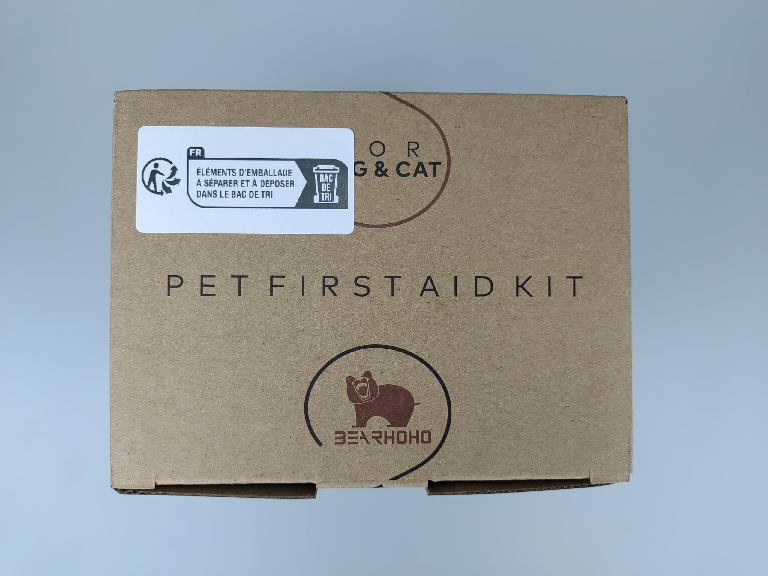 Bolsa de almacenamiento médicos Molle portátil Kit de primeros auxilios para mascotas kit de supervivencia para perros bolsa médica de rescate de emergencia para perros militares (rojo)