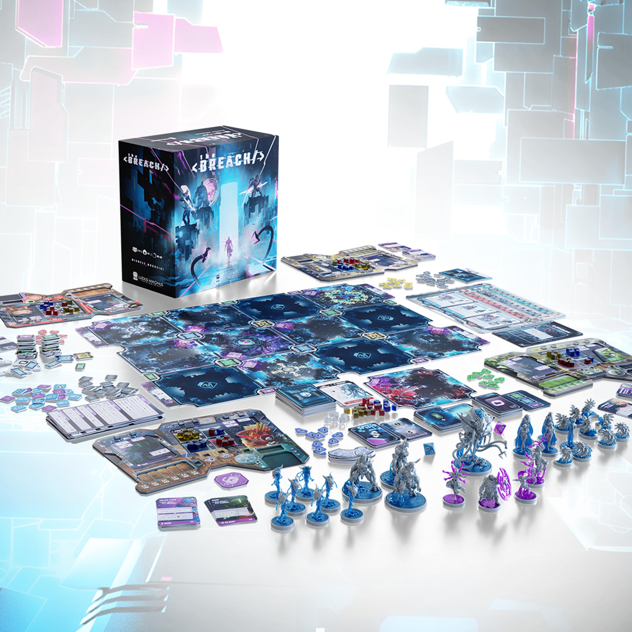 Asmodee The Breach, Juego de Mesa competitivo, 1-4 Jugadores, más de 14 años, edición en Italiano