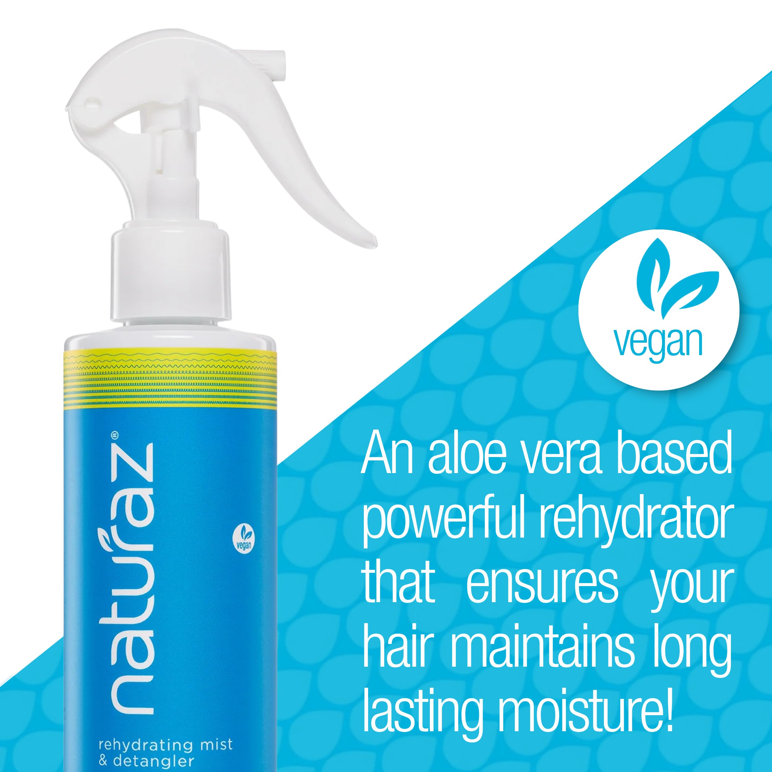 | Spray desenredante hidratante para el cabello para mujeres, niños, adolescentes y hombres con aloe vera para cabello seco y dañado | Acondicionador sin enjuague | Acondicionador nutritivo 2