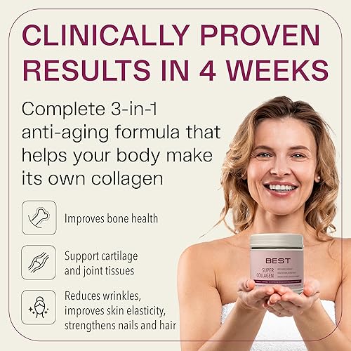 Miniatura 3 de El mejor polvo de súper colágeno - VERISOL, FORTIBONE, FORTIBONE, FORTIGEL Bioactive Collagen Peptides para la piel, las articulaciones y los