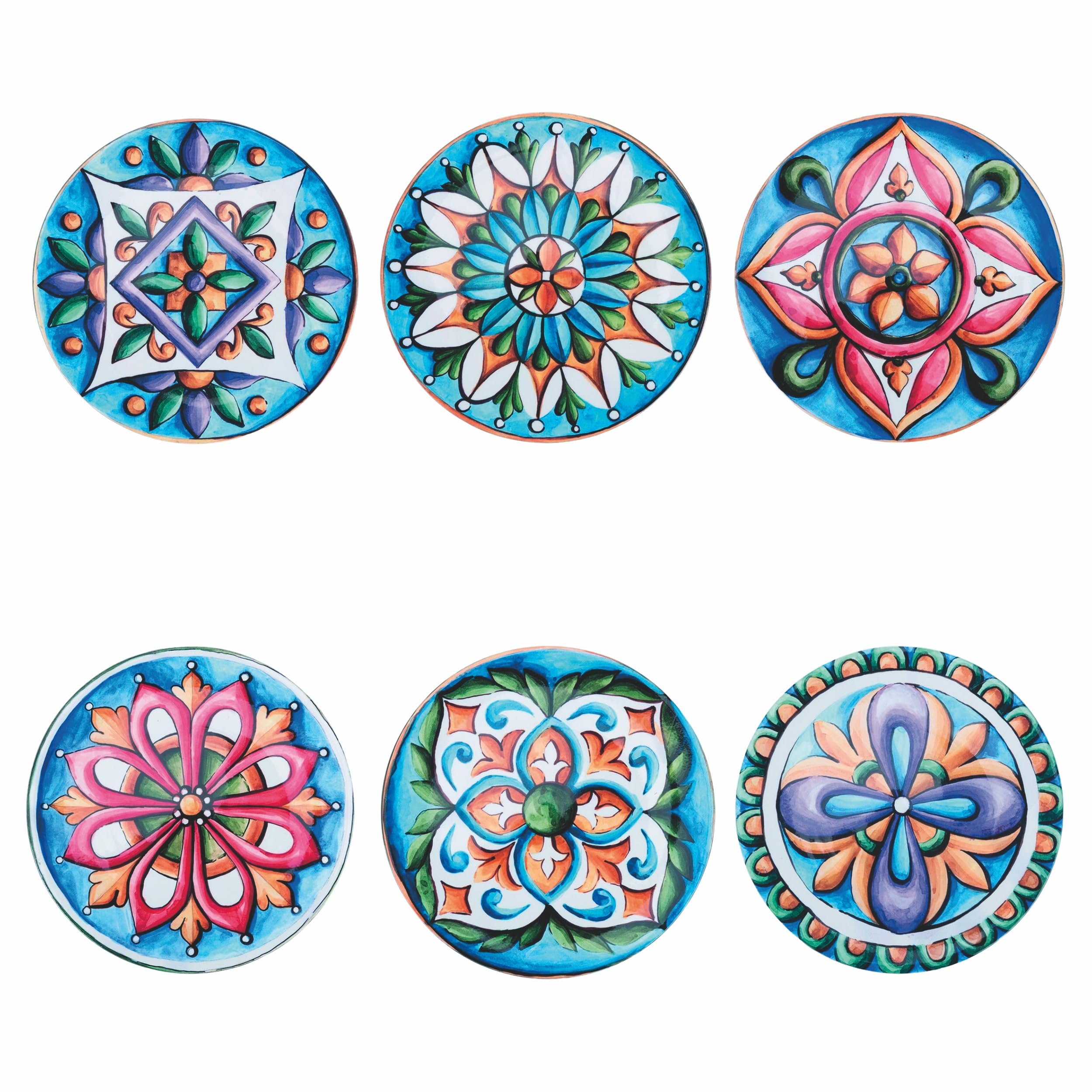 Set 6 Sottopiatto Ø 33 cm in plastica PP, Maioliche