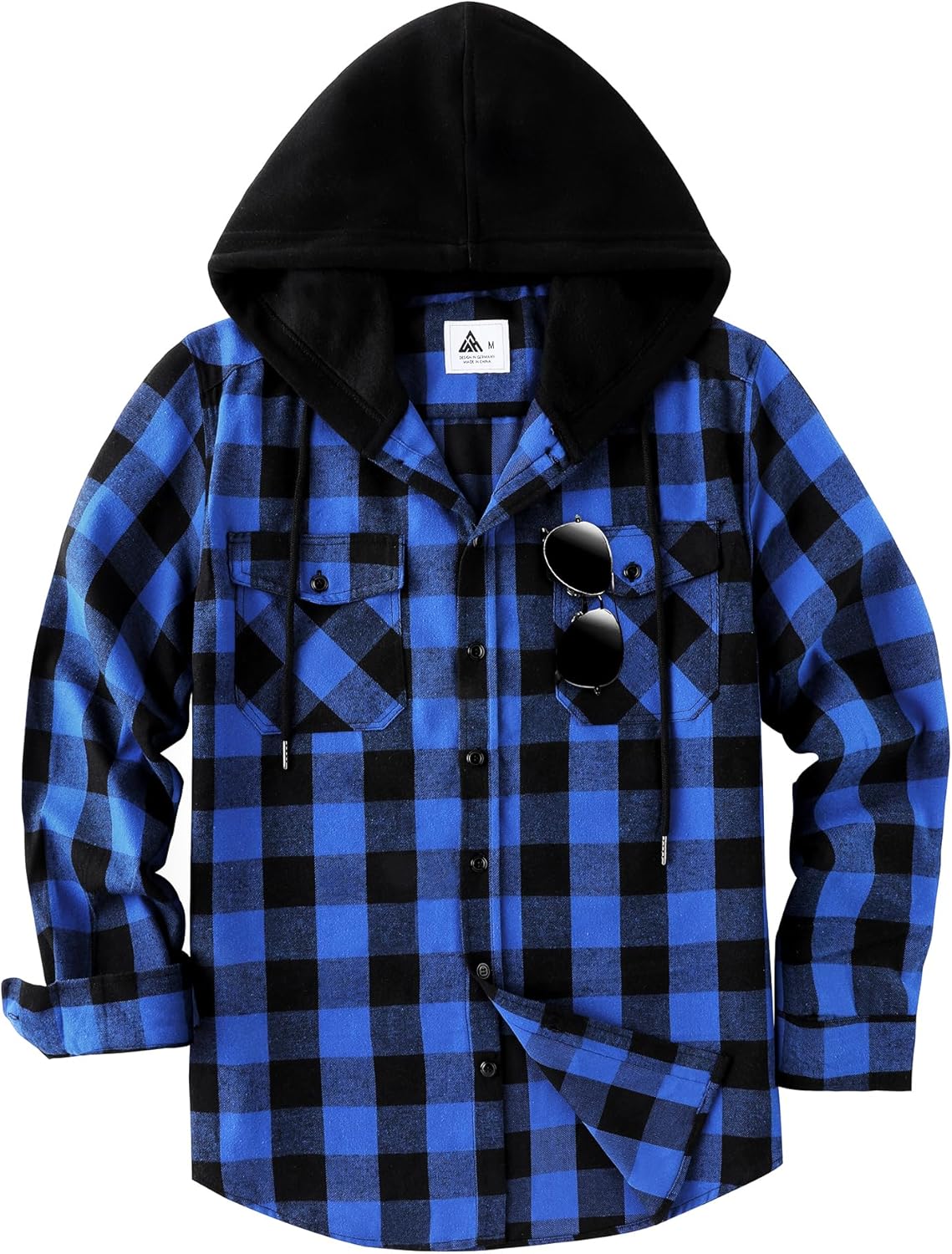 PME Legend geruit regular fit overhemd bruin/geel