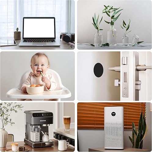 Miniatura 6 de VOCOMO Almohadillas de fieltro para muebles, tiras de fieltro con respaldo adhesivo, almohadillas de fieltro cortables para silla, protectores de