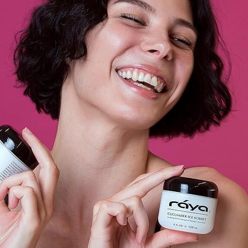 Miniatura 3 de Raya Máscara de sorbete de hielo de pepino (608)  Máscara de gel facial calmante y refrescante para toda la piel  Ayuda a reducir el enrojecimiento