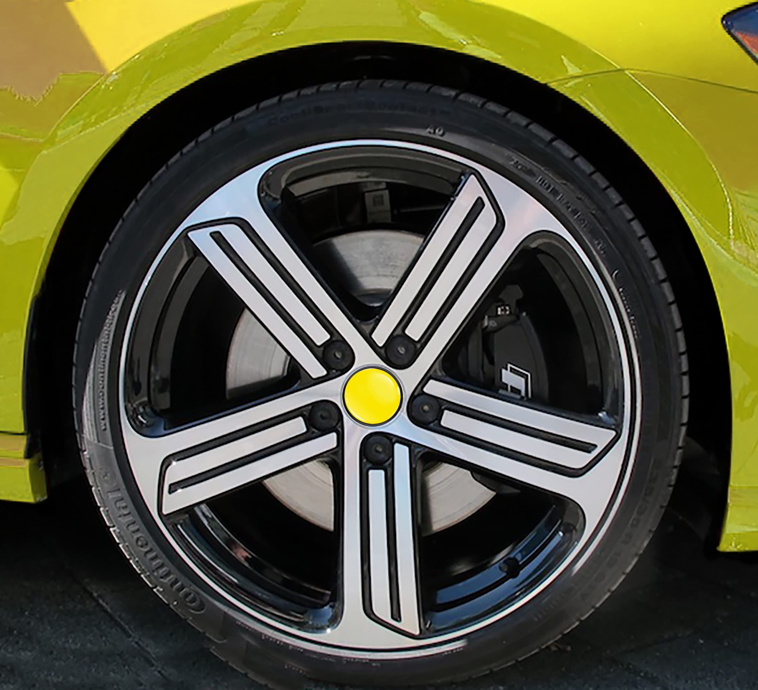 Coprimozzi Per VW E Skoda - 4 Pezzi 65mm, Nero E Rosso, Compatibili Con Multiple Modelli - Foto 11