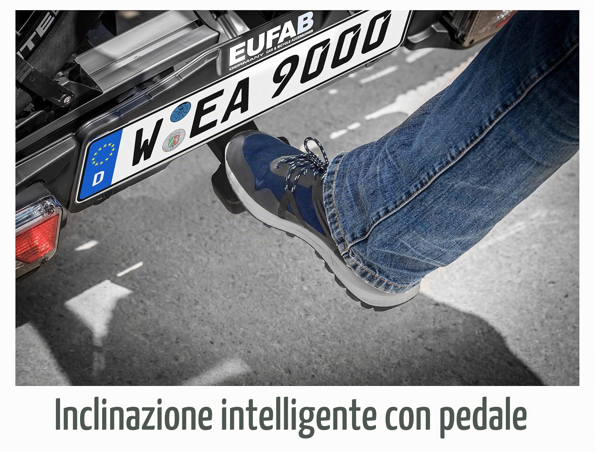 EUFAB 11584 Portabici FINCH per 2 biciclette