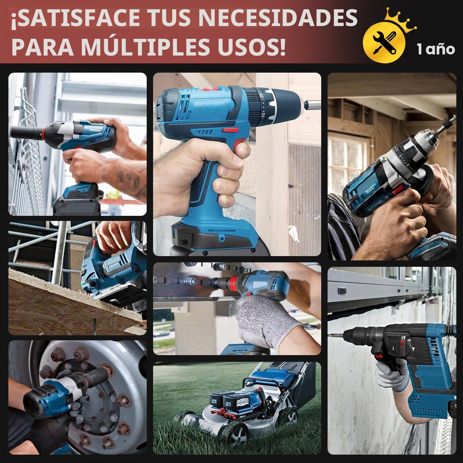 2 Piezas Exemoro 18V 5,0Ah Li-Ion batería de Repuesto batería para Herramientas para Bosch BAT610G batería 18V batería Compatible BAT609G BAT618G BAT619G BAT622 BAT612