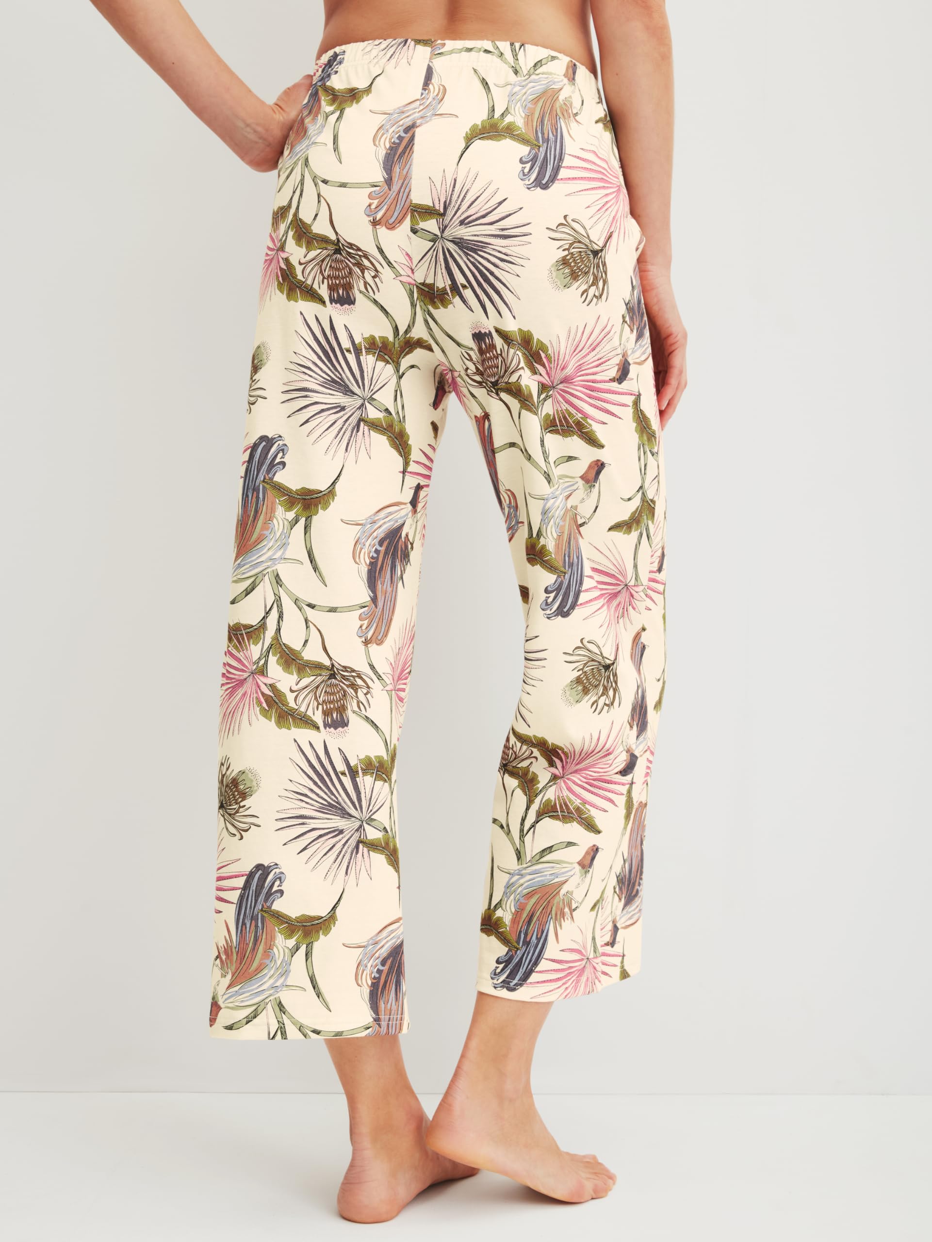 CALIDA Favourites 7/8-Pyjamahose Damen | Schlafanzughose aus Baumwolle, leicht, atmungsaktiv, elastischer Bund, pflegeleicht