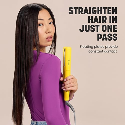 Miniatura 3 de Drybar The Tress Press - Planchas planas de alisado digital  Para un cabello más suave y brillante en una sola pasada