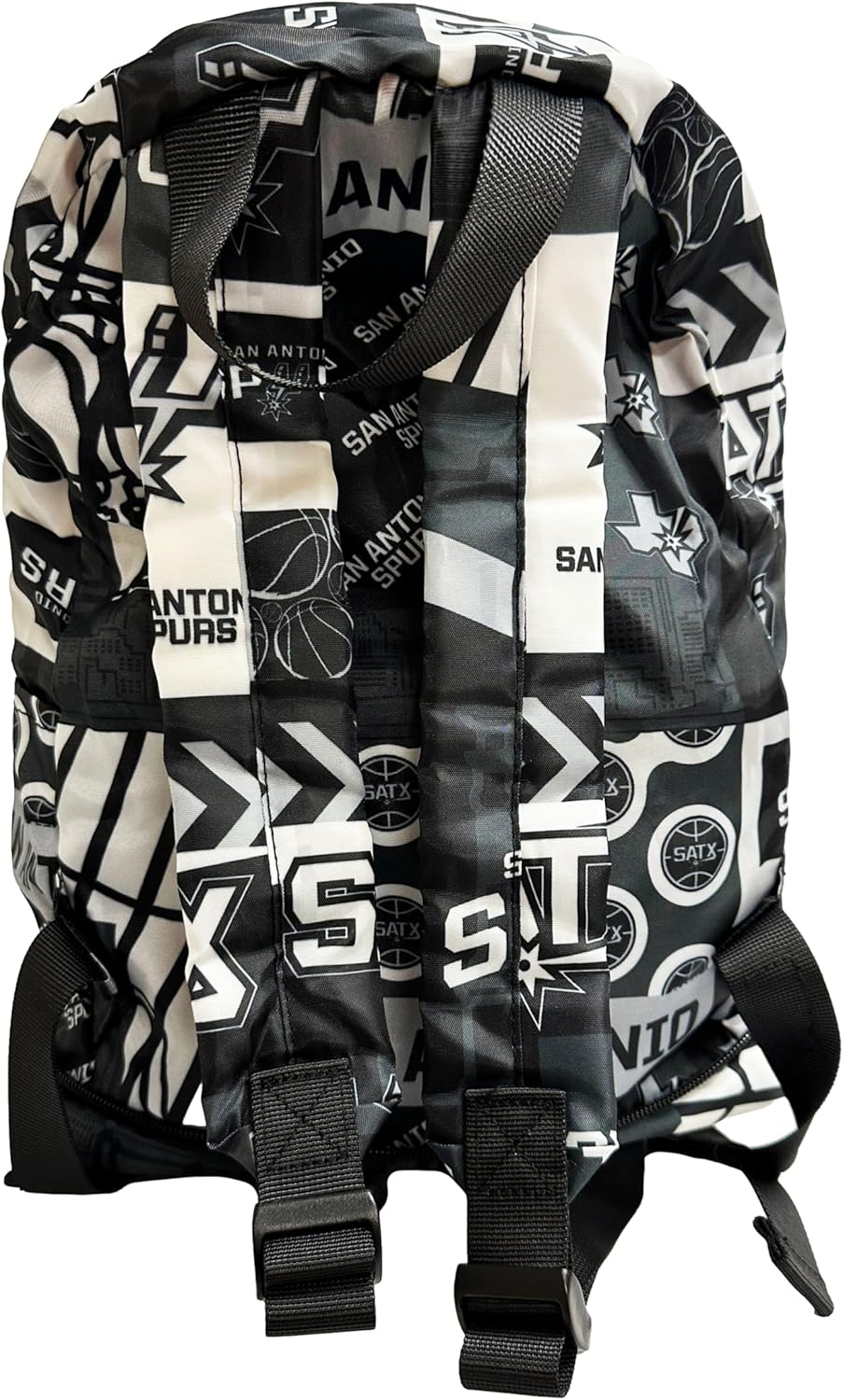 Pro Specialties Group San Antonio Spurs Transformable 2-in-1 Mini Backpack: Convertible, Stylish, water-resistant travel belt bag. - Image 8