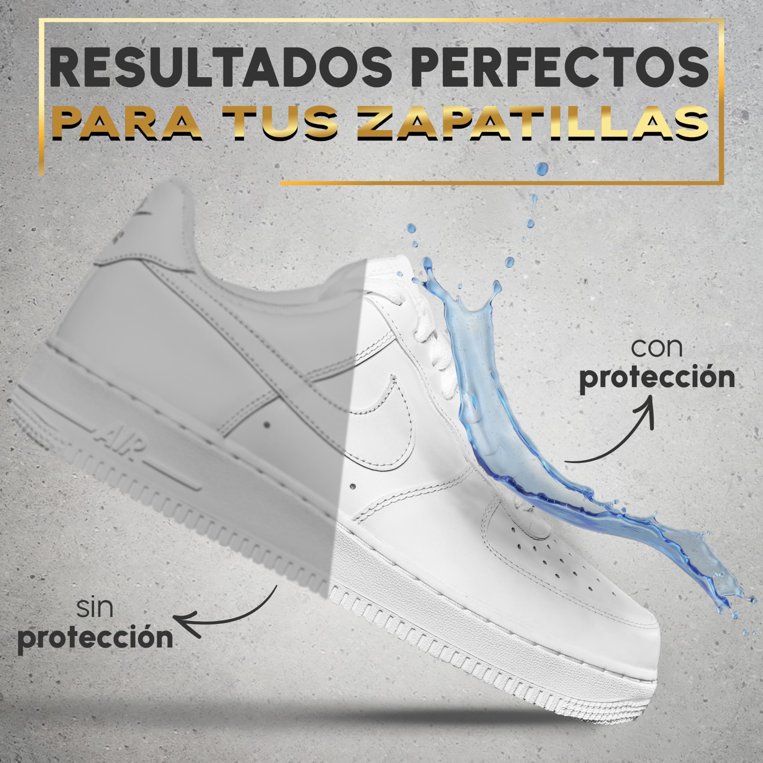 Canzt Spray Impermeabilizante Calzado 400 ml – Protección contra Agua y Suciedad para Zapatillas, Zapatos, Piel, Ante, Textil y Nubuck