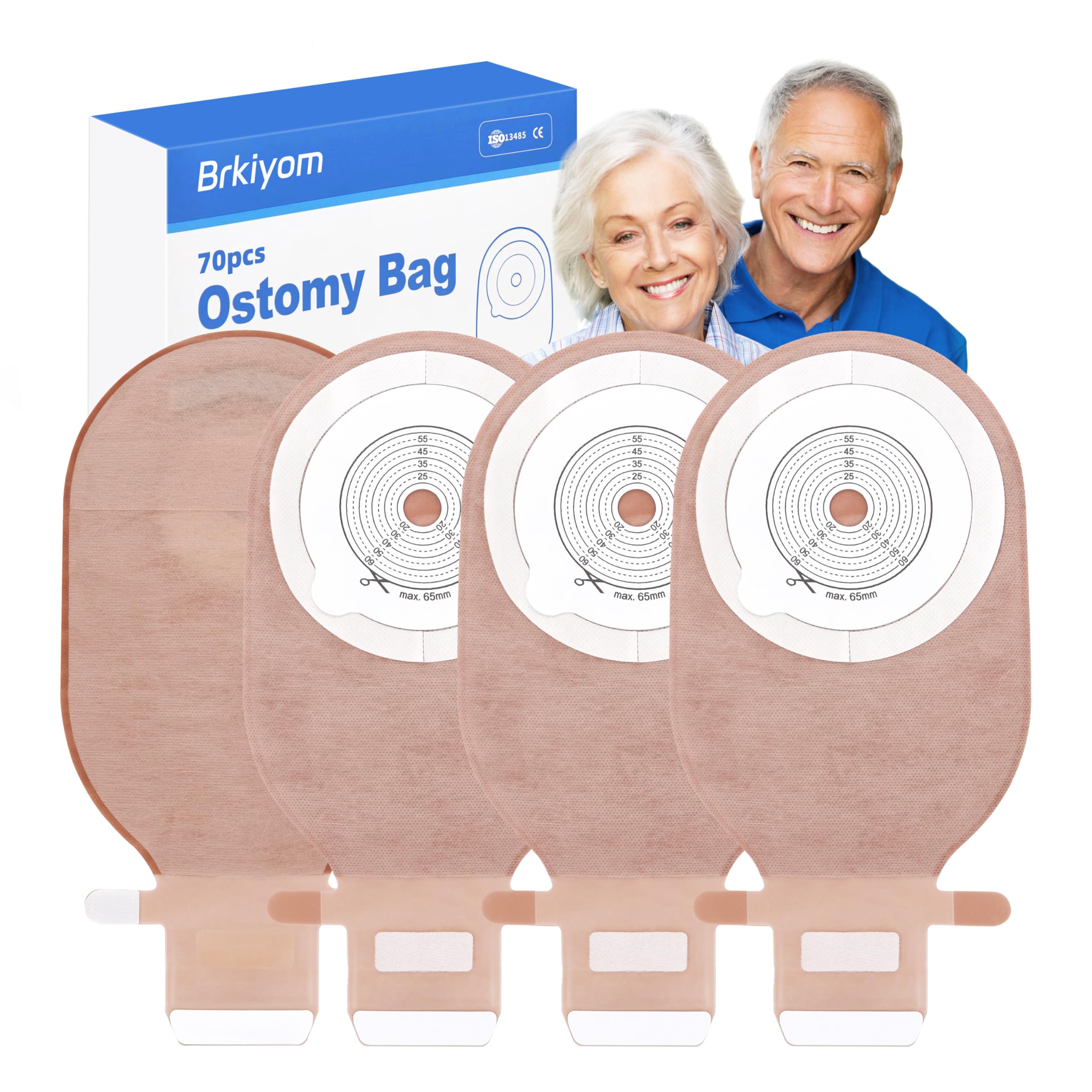 Amazon.com: Brkiyom 70 PCS Colostomy Bags, Ostomy Supplies for