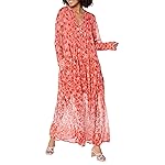 Free People See It Through Dress Coral Combo MD (Women's 8-10)