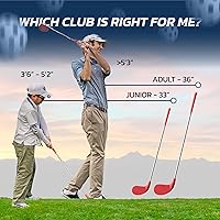 Vista 4 de Official BucketGolf Club - Backyard Outdoor Golf Club with Oversize Club Head to Play BucketGolf, Hit Plastic Or Foam Golf Balls in Grass, Parks