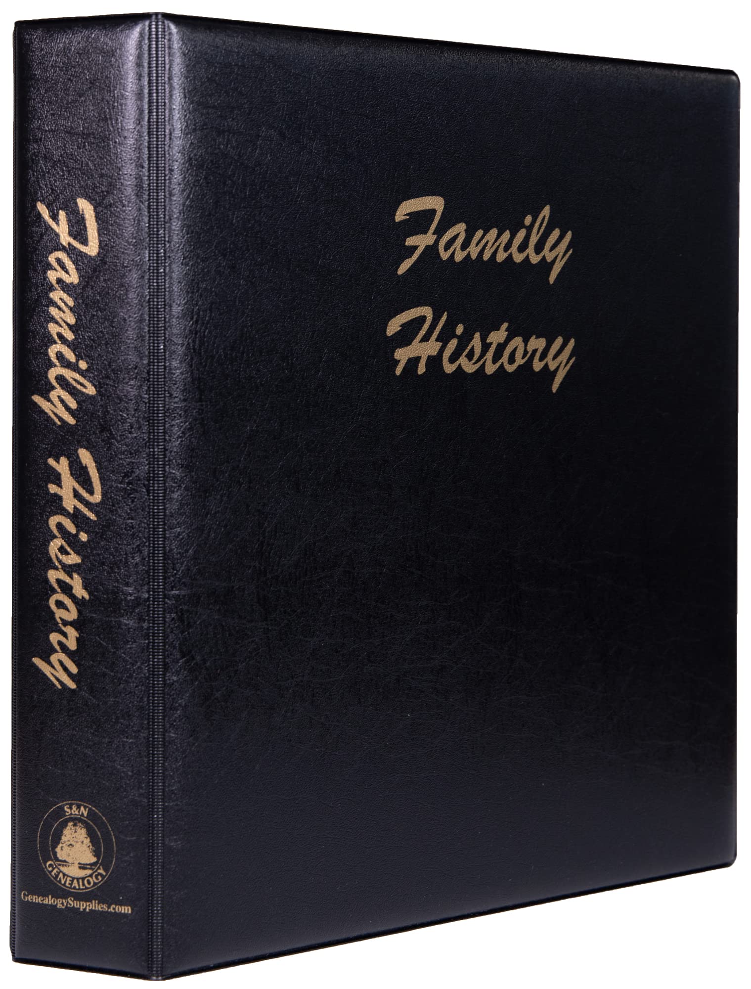 A4 Binder Family History (Black)