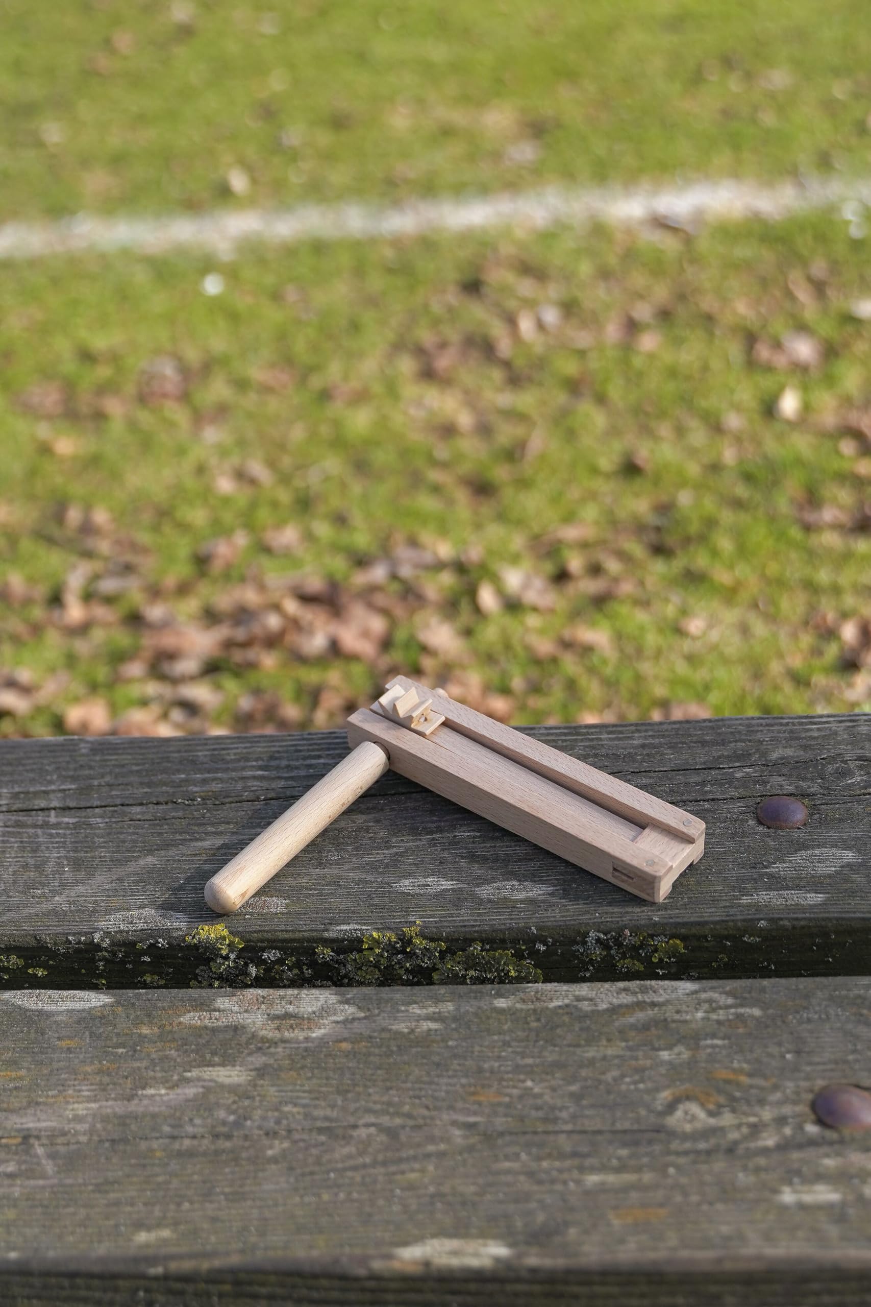 Goki- Carraca de madera, Color natural (61893)